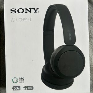 Sony WH-CH520 Wireless Headphones in Black
